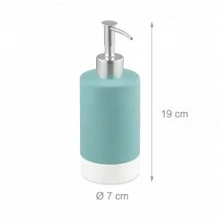 Relaxdays Keramik Seifenspender türkis 2er Set -Badaccessoires Verkäufe 004bb8295aa64a77961c587cc6d4b7e6
