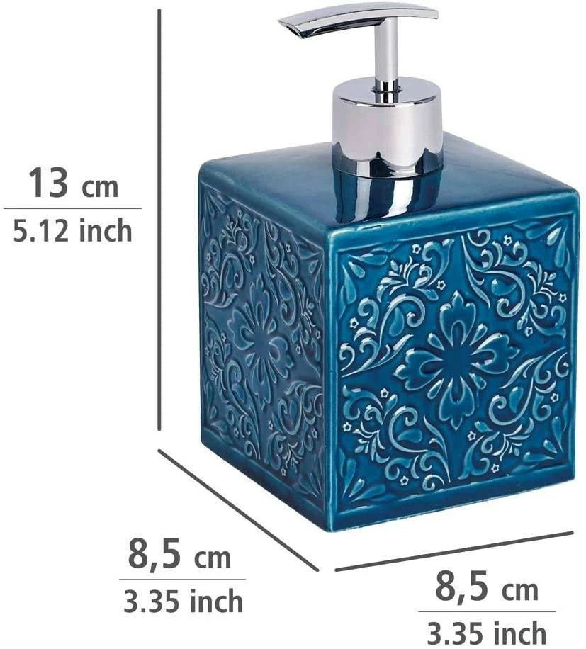 Seifenspender DUNKELBLAU - 500 ml, WENKO 7 Seifenspender DUNKELBLAU - 500 ml, WENKO – Bild 5