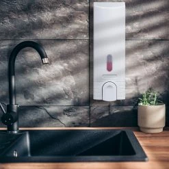 Relaxdays Seifenspender zur Wandmontage -Badaccessoires Verkäufe 02fee0f7351a42799c42e28814d2223b