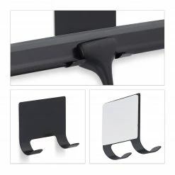 Relaxdays Duschabzieher mit Haken -Badaccessoires Verkäufe 0385450de4564879956288ff3c65a28f