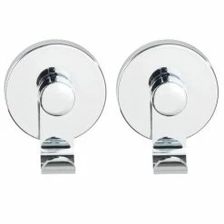 WENKO Handtuchhaken, Vacuum-Loc, silbern -Badaccessoires Verkäufe 04f399b6f5174f3c8fb9ebbbe7b3cb69