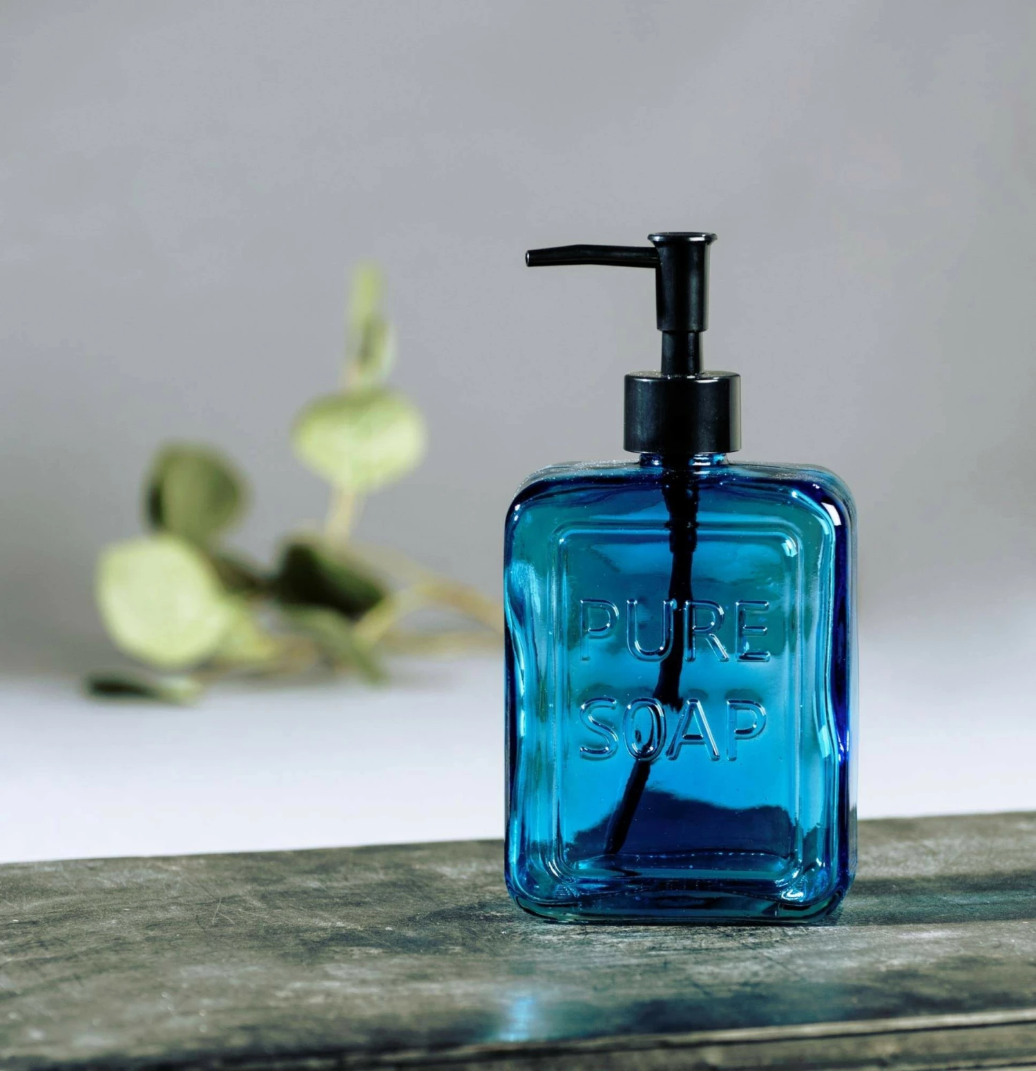 Seifenspender PURE, Glas, 550 ml, Wenko 4 Seifenspender PURE, Glas, 550 ml, Wenko – Bild 2