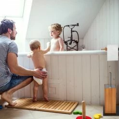 Relaxdays WC Garnitur Bambus & Metall -Badaccessoires Verkäufe 0862f384c793499da85af8a4777f683c