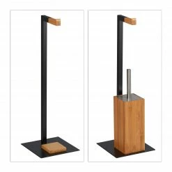 Relaxdays WC Garnitur Bambus & Metall -Badaccessoires Verkäufe 090c10c354cb40ca84ca2fe1db1b0e59