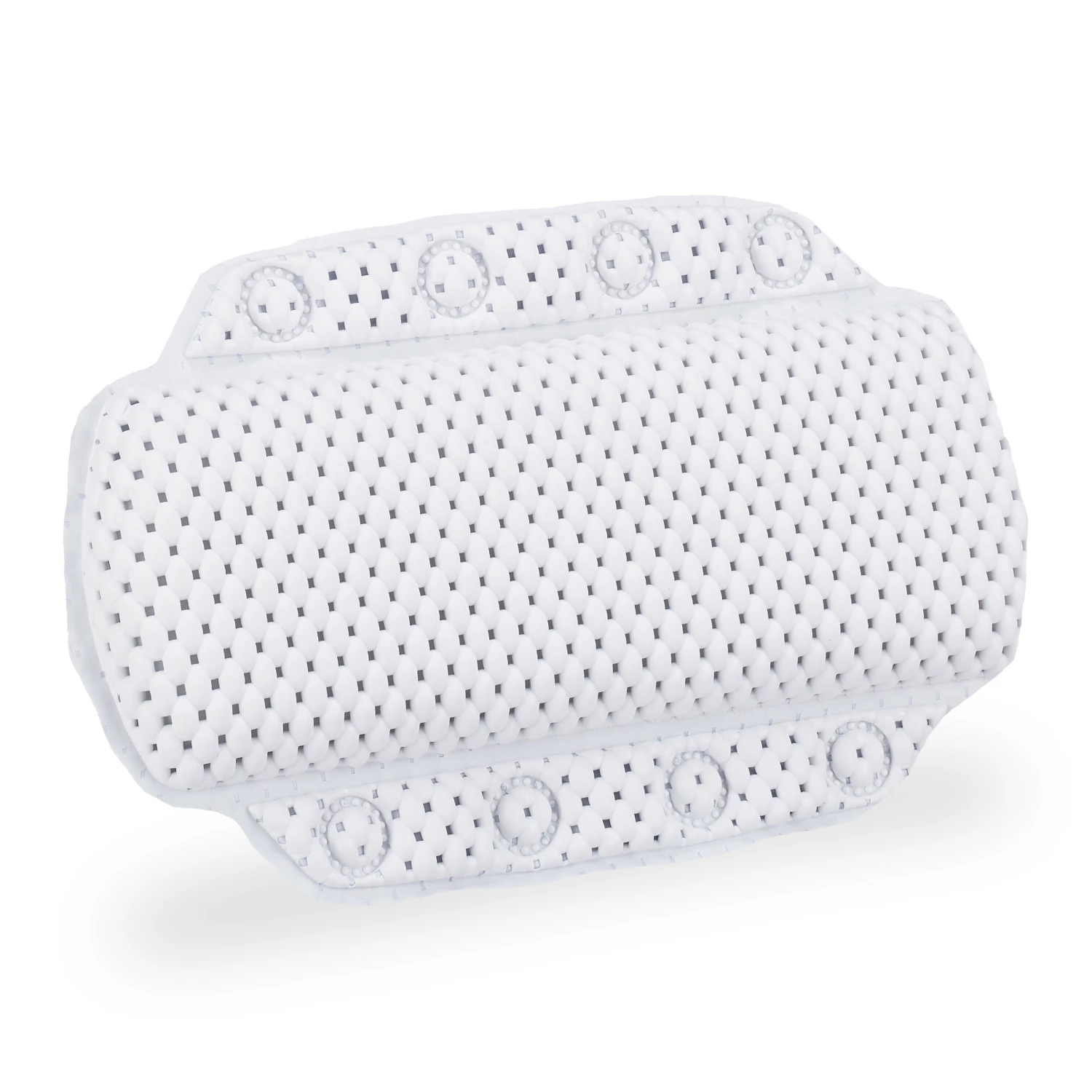 Relaxdays Badewannenkissen mit Saugnäpfen - Weiß 3 Relaxdays Badewannenkissen mit Saugnäpfen - Weiß