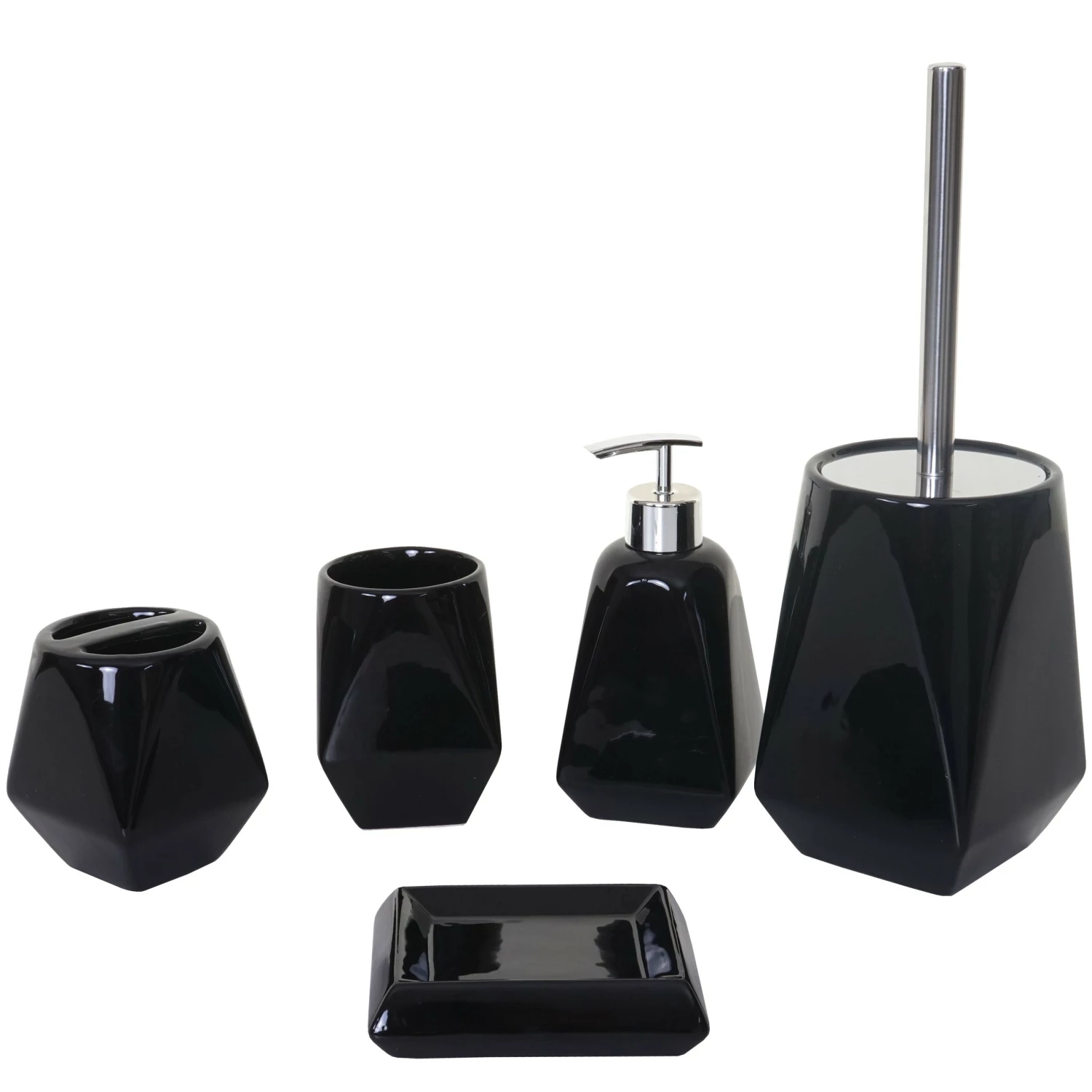 Badset HWC-C71 (5-teilig) - Schwarz 3 Badset HWC-C71 (5-teilig) - Schwarz