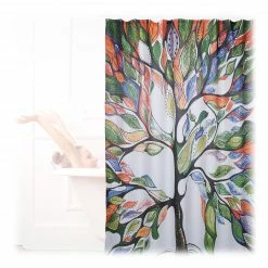 Relaxdays Duschvorhang Baum Motiv 200x180 cm -Badaccessoires Verkäufe 0e88cfbcc3ba44f688d6ec930de011e3