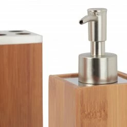 Relaxdays Bad Set Bambus 6-teilig -Badaccessoires Verkäufe 0ee5c944a9264540b1851c46840862b7