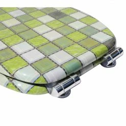 SANILO® WC-Sitz mit Absenkautomatik Mosaik Grün -Badaccessoires Verkäufe 0f64325a958e41bbb0294b811038a24b