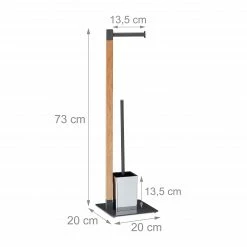 Relaxdays WC Garnitur aus Holz & Stahl 21 Relaxdays WC Garnitur aus Holz & Stahl -Badaccessoires Verkäufe 0fcc897fc85948c8bc14c8d24735d715