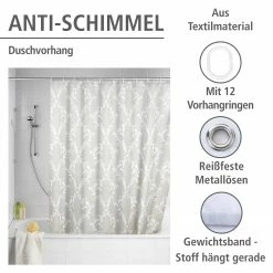 WENKO Duschvorhang - Baroque, 180 x 200 cm 15 WENKO Duschvorhang - Baroque, 180 x 200 cm -Badaccessoires Verkäufe 1000103668 200519 12503400006 DETAILS P000000001000103668
