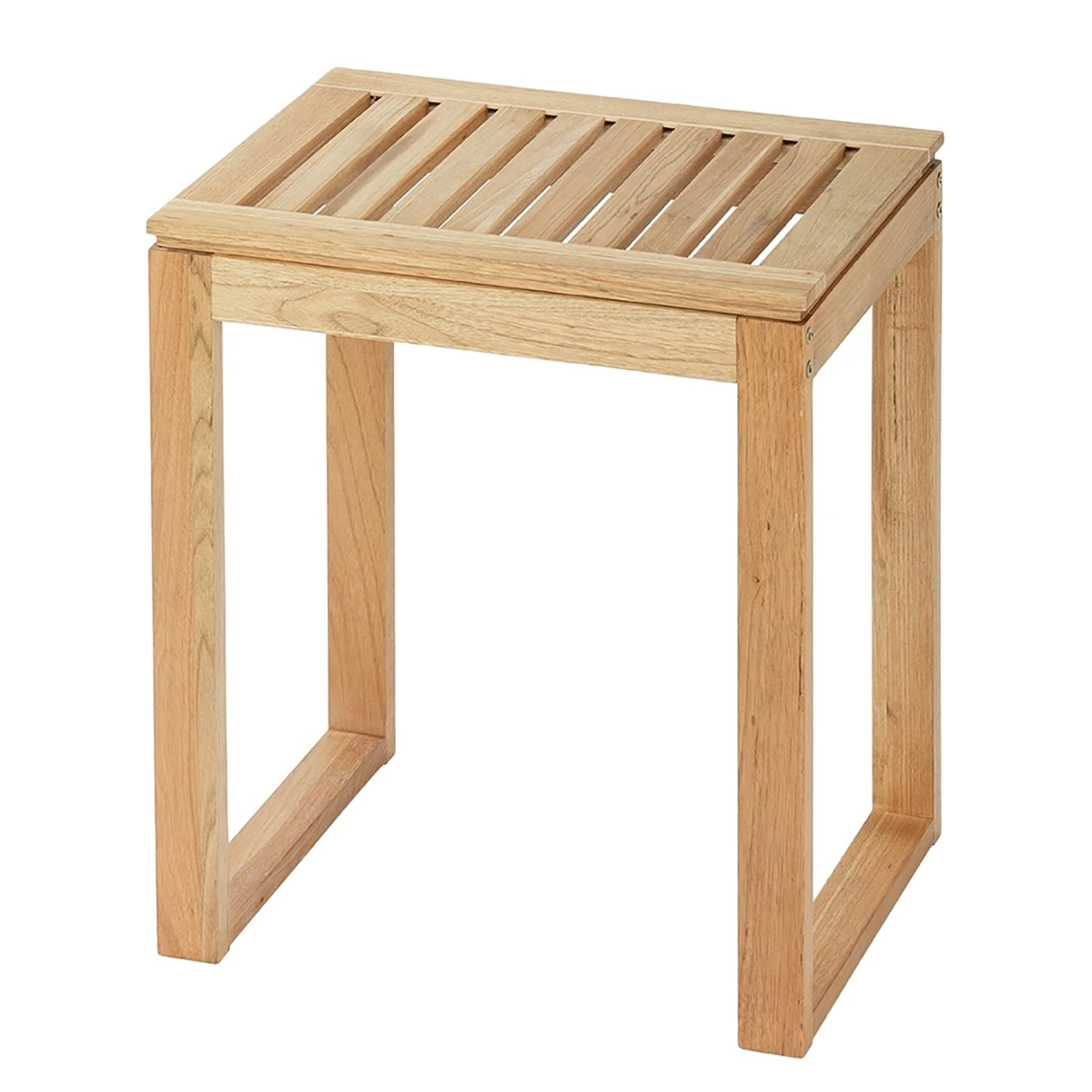 WENKO Badhocker Norway - Massicholz Walnuss 3 WENKO Badhocker Norway - Massicholz Walnuss