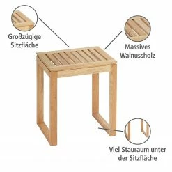 WENKO Badhocker Norway - Massicholz Walnuss 13 WENKO Badhocker Norway - Massicholz Walnuss -Badaccessoires Verkäufe 1000103772 200519 12503800053 DETAILS P000000001000103772