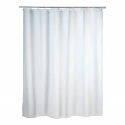 WENKO Duschvorhang Uni - Kunstfaser