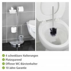 WENKO WC-Garnitur Plus - Edelstahl - Chrom -Badaccessoires Verkäufe 1000122766 200519 12504300119 DETAILS P000000001000122766