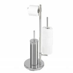 WENKO WC-Garnitur Universalo Neo - Edelstahl - Silber -Badaccessoires Verkäufe 1000134730 180927 15490433 GALLERYIMAGES P000000001000134730
