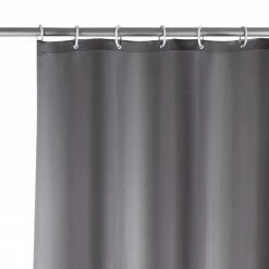WENKO Duschvorhang Uni - Kunstfaser - Grau -Badaccessoires Verkäufe 1000138795 181030 15493827 GALLERYIMAGES P000000001000138795