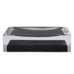 Grund Seifenschale Cube - Kunststoff - Schwarz