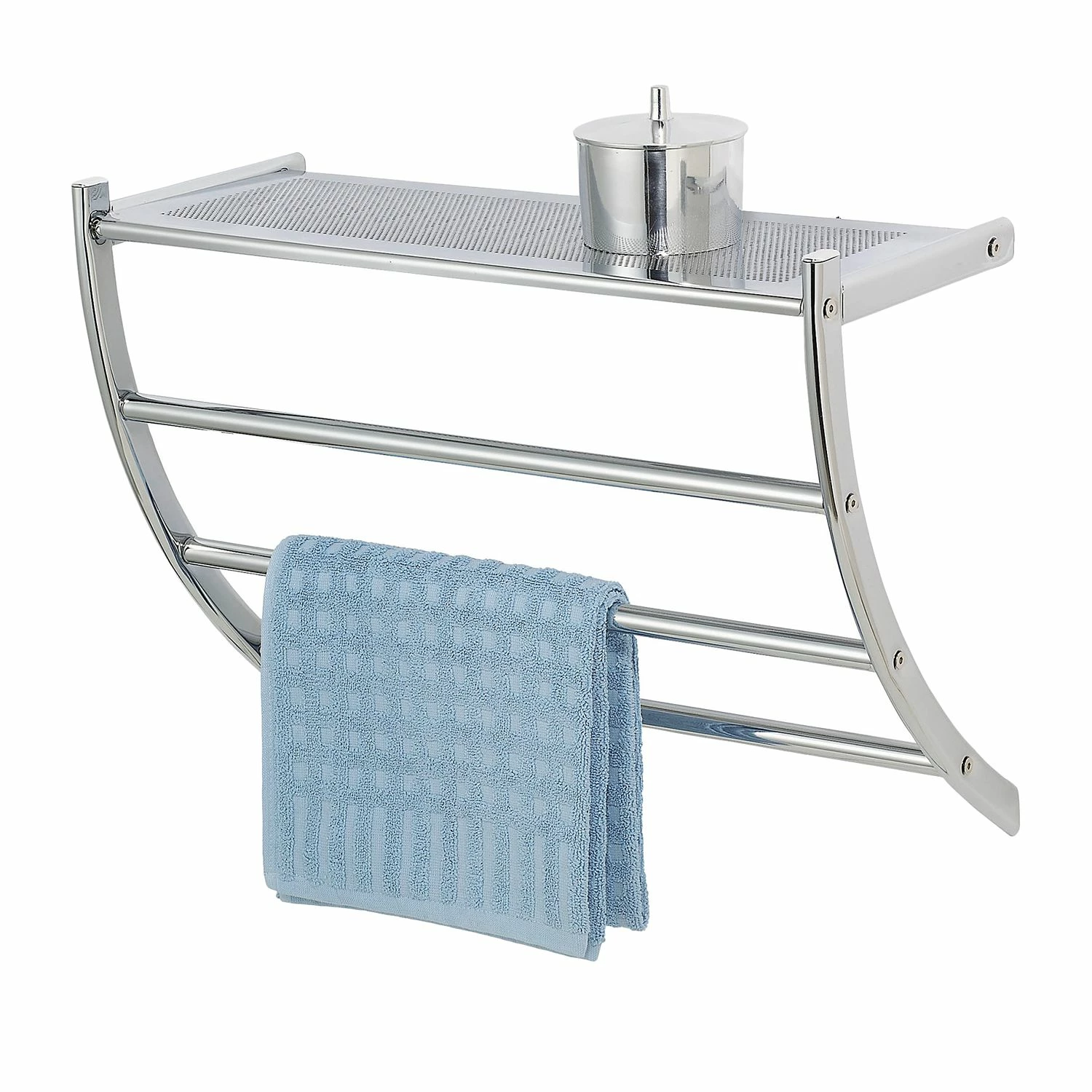 WENKO Handtuchhalter Pescara - Stahl - Metallic glänzend 3 WENKO Handtuchhalter Pescara - Stahl - Metallic glänzend