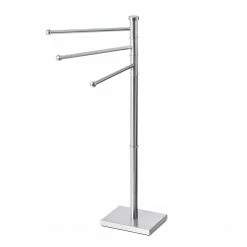 Zeller Handtuchständer Taradele - Edelstahl 201 - Silber