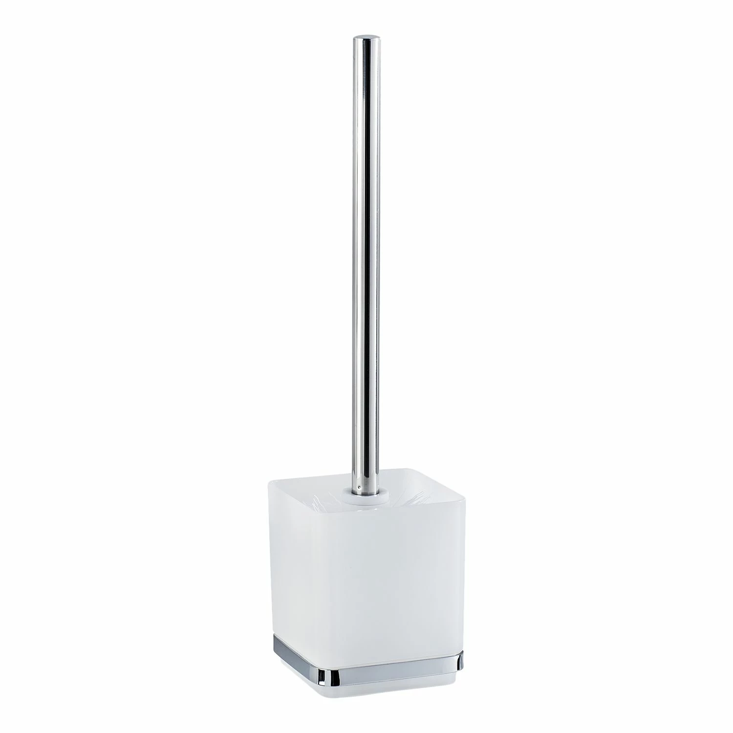 WENKO Vacuum-Loc WC-Garnitur Quadro - Edelstahl - Transparent 6 WENKO Vacuum-Loc WC-Garnitur Quadro - Edelstahl - Transparent – Bild 4