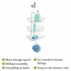 WENKO Duschcaddy Nivala -Badaccessoires Verkäufe 1000151508 200519 12504800182 DETAILS P000000001000151508