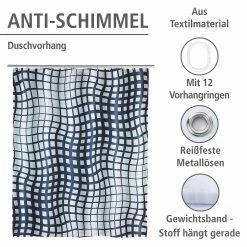 WENKO Anti-Schimmel Duschvorhang Studio -Badaccessoires Verkäufe 1000151601 200519 12505300220 DETAILS P000000001000151601