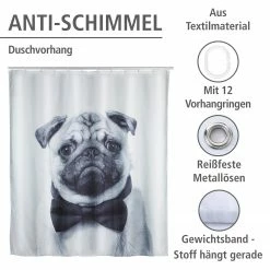 WENKO Duschvorhang Pugy -Badaccessoires Verkäufe 1000151610 200519 12505400231 DETAILS P000000001000151610