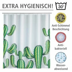 WENKO Duschvorhang Cactus -Badaccessoires Verkäufe 1000151649 200519 12505700255 DETAILS P000000001000151649