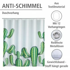 WENKO Duschvorhang Cactus -Badaccessoires Verkäufe 1000151649 200519 12505700256 DETAILS P000000001000151649