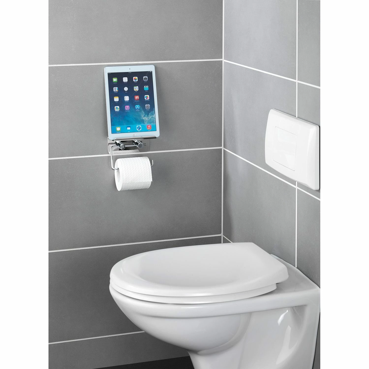 WENKO Toilettenpapier-/Smartphonehalter Grude 4 WENKO Toilettenpapier-/Smartphonehalter Grude – Bild 2
