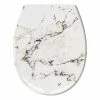 Kleine Wolke WC-Sitz Marble - Kunststoff - Weiß marmoriert