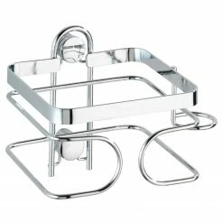 WENKO Haartrocknerhalter Premium - Edelstahl rostfrei - Silber