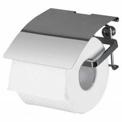 WENKO Toilettenpapierhalter Premium - Edelstahl rostfrei - Silber