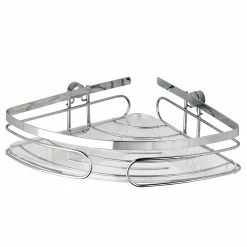 WENKO Eckablage Premium I - Edelstahl rostfrei - Silber -Badaccessoires Verkäufe 1000181473 190716 12365100152 DETAILS P000000001000181473