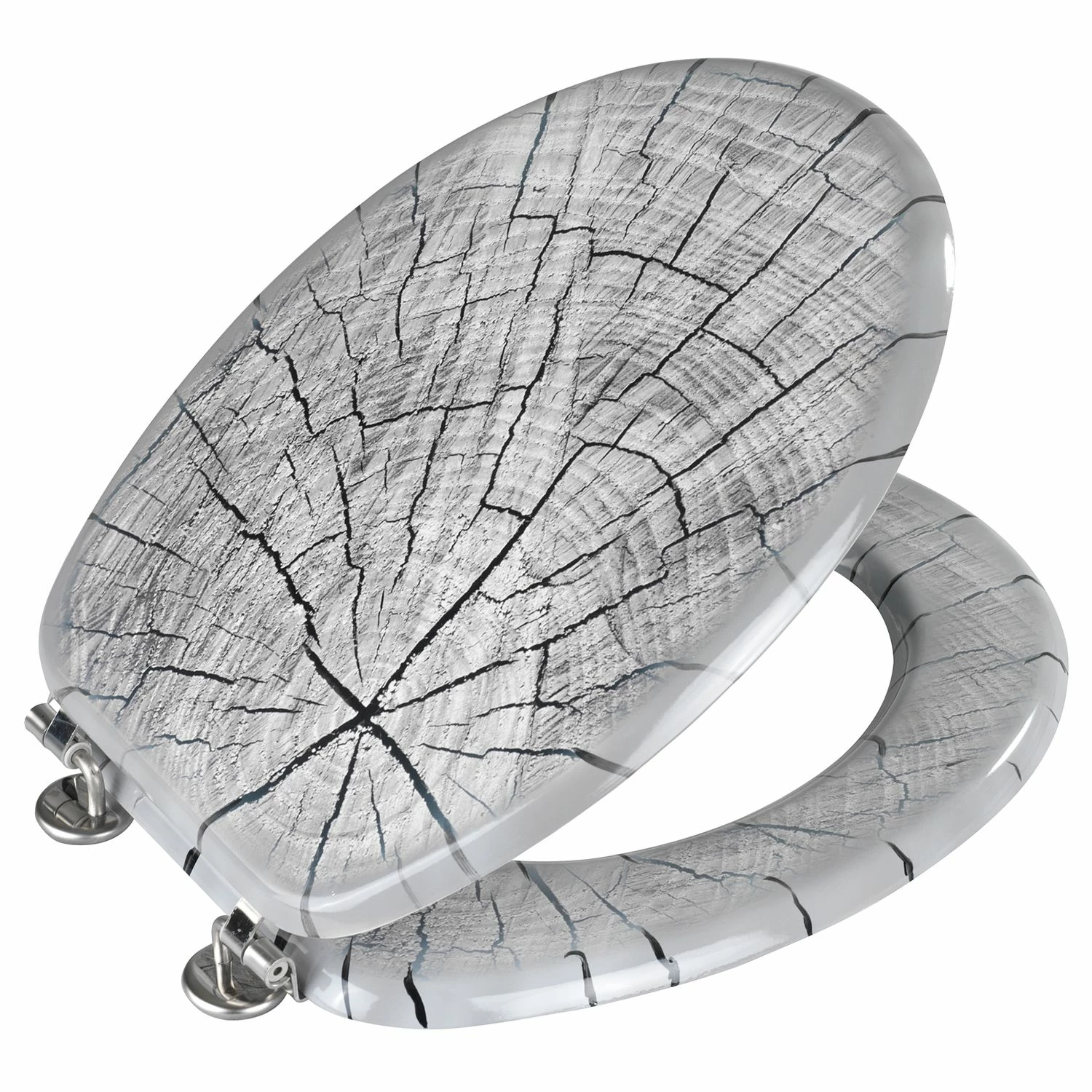 WENKO WC-Sitz Wood - MDF - Mehrfarbig 5 WENKO WC-Sitz Wood - MDF - Mehrfarbig – Bild 3