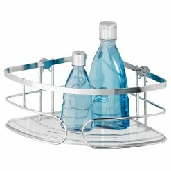 WENKO Eckablage Premium II - Edelstahl rostfrei - Silber