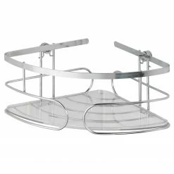 WENKO Eckablage Premium II - Edelstahl rostfrei - Silber -Badaccessoires Verkäufe 1000181482 190716 12365100178 DETAILS P000000001000181482