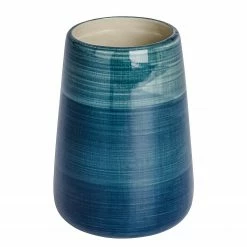 WENKO Bad-Accessoires-Set Pottery (3-teilig) - Keramik - Petrol -Badaccessoires Verkäufe 1000181495 190716 12365400250 DETAILS P000000001000181495