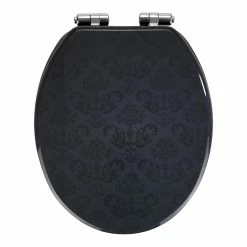 WENKO WC-Sitz Bellevue - MDF - Dunkelgrau