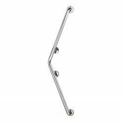 WENKO Wandhaltegriff Secura IV - Aluminium / Kunststoff - Silber