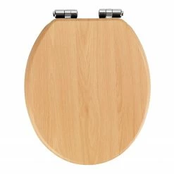 WENKO WC-Sitz Buche - MDF - Buchenfarbe