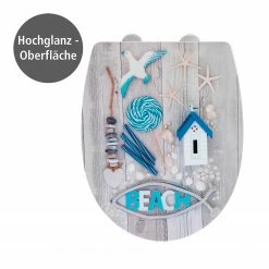 WENKO WC-Sitz Beach - Thermoplast - Mehrfarbig 17 WENKO WC-Sitz Beach - Thermoplast - Mehrfarbig -Badaccessoires Verkäufe 1000181544 200519 12510400316 DETAILS P000000001000181544