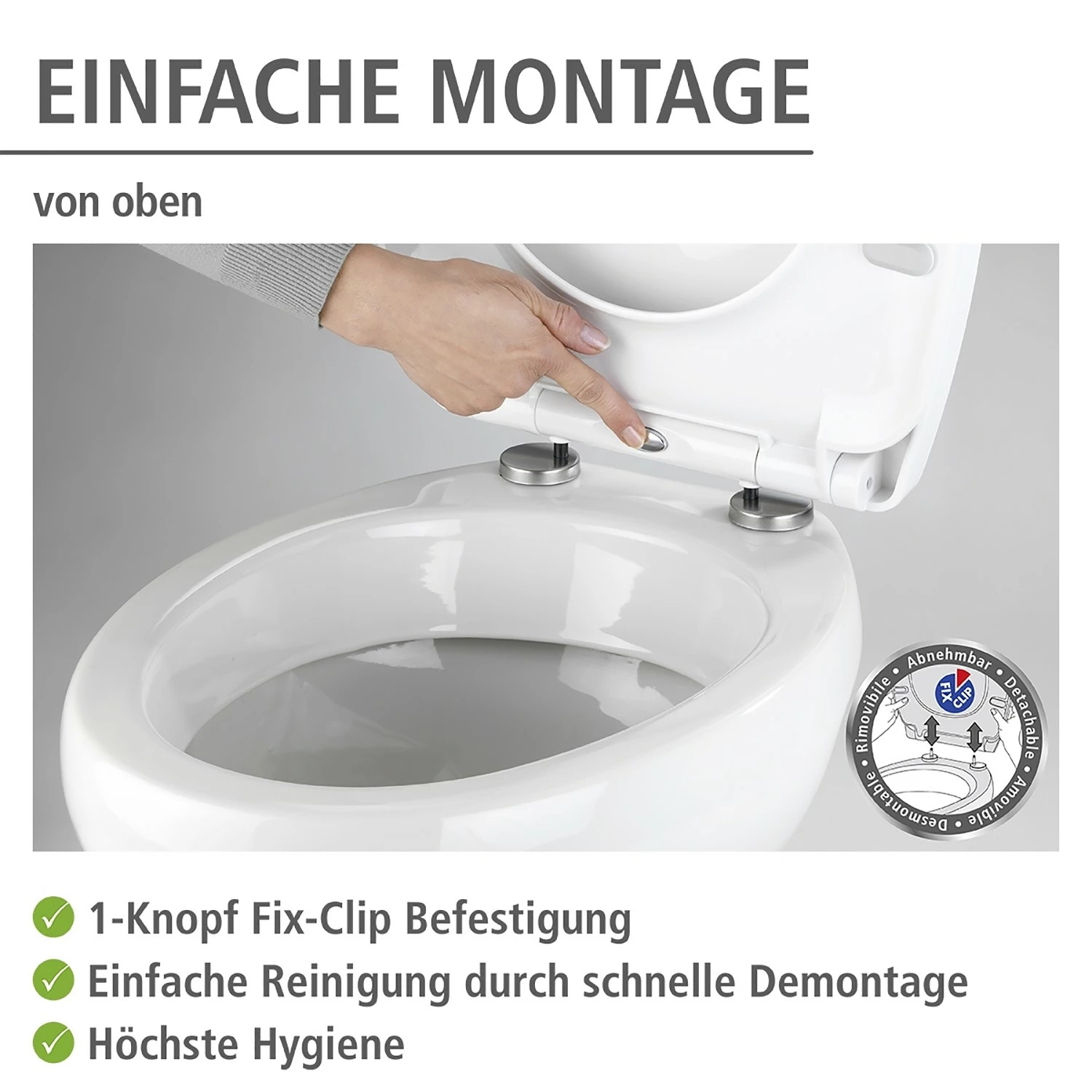 WENKO WC-Sitz Beach - Thermoplast - Mehrfarbig 13 WENKO WC-Sitz Beach - Thermoplast - Mehrfarbig – Bild 11
