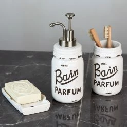 WENKO Seifenspender Lavars - Keramik - Creme -Badaccessoires Verkäufe 1000181552 190716 12370100424 MOOD DETAILS P000000001000181552 mood