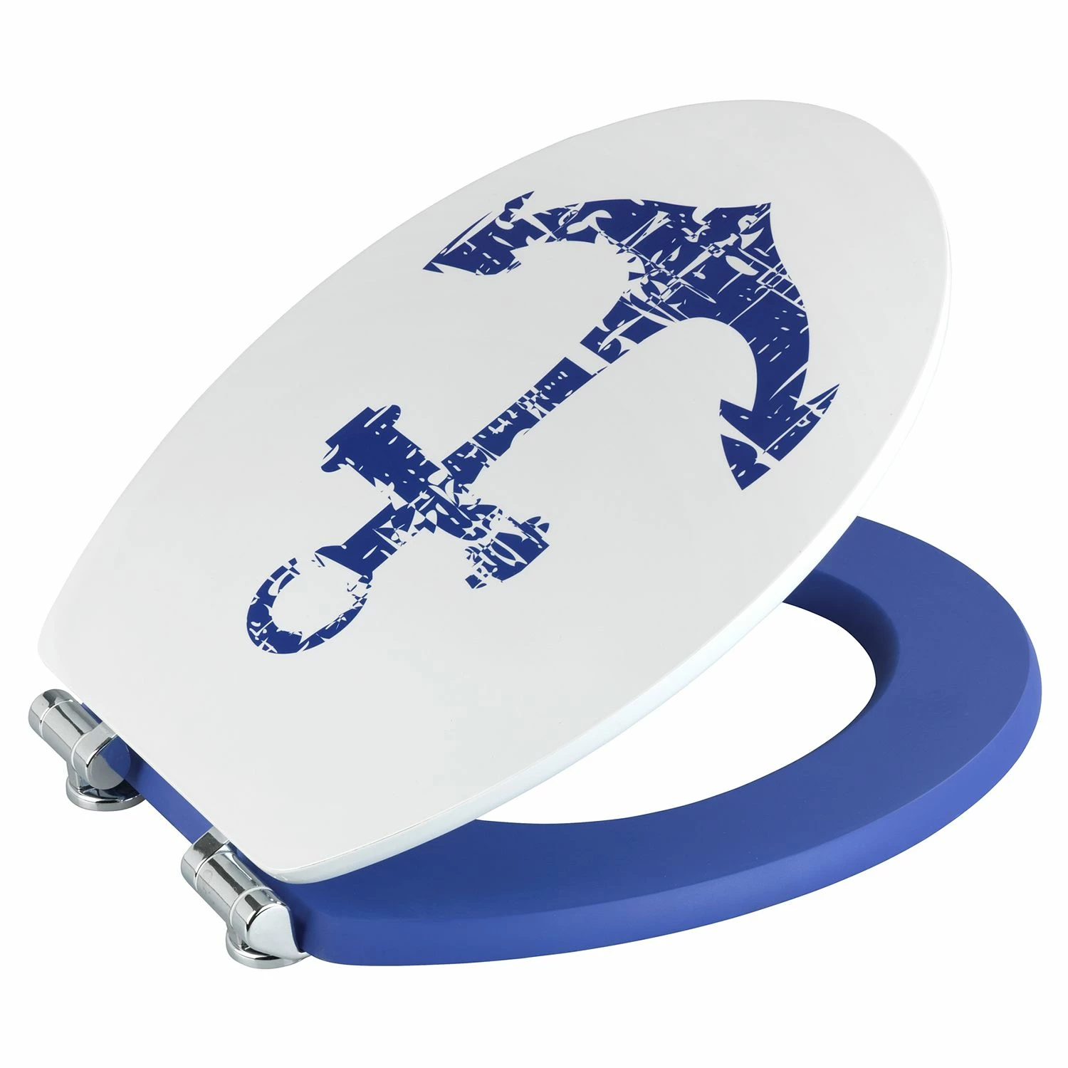 WENKO WC-Sitz Shore - MDF - Mehrfarbig 5 WENKO WC-Sitz Shore - MDF - Mehrfarbig – Bild 3