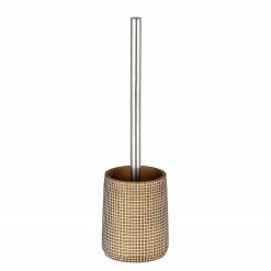 WENKO WC-Garnitur Ohrid - Polyresin - Gold