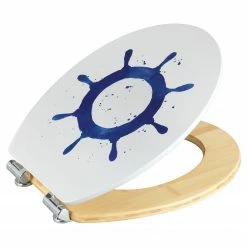 WENKO WC-Sitz Steering Wheel - MDF - Mehrfarbig -Badaccessoires Verkäufe 1000181572 190716 12370200468 DETAILS P000000001000181572