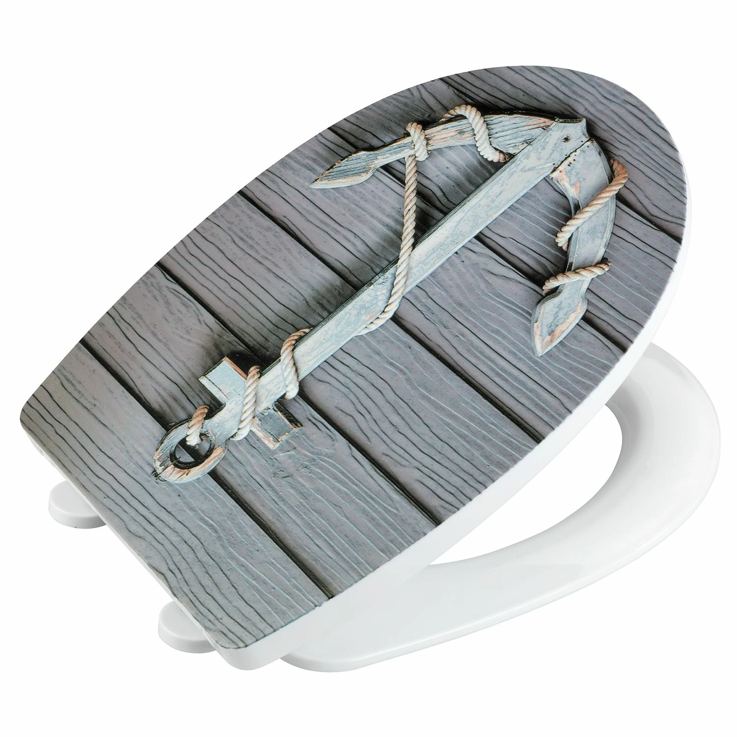 WENKO WC-Sitz Rope - Thermoplast - Mehrfarbig 5 WENKO WC-Sitz Rope - Thermoplast - Mehrfarbig – Bild 3