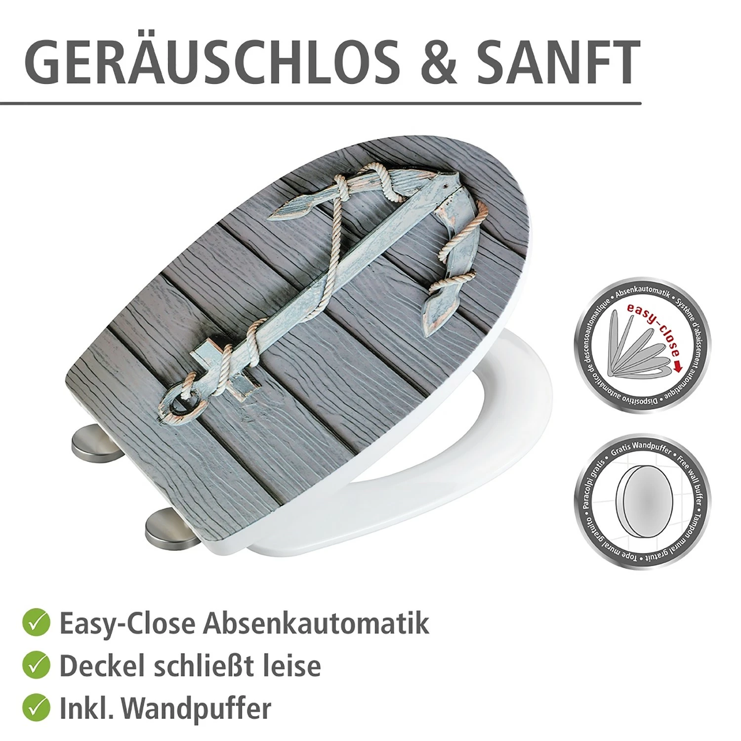 WENKO WC-Sitz Rope - Thermoplast - Mehrfarbig 10 WENKO WC-Sitz Rope - Thermoplast - Mehrfarbig – Bild 8